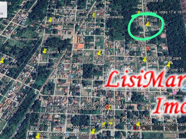#1915 - Terreno para Venda em Itapoá - SC - 2