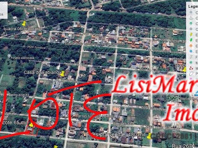 #1891 - Terreno para Venda em Itapoá - SC - 2